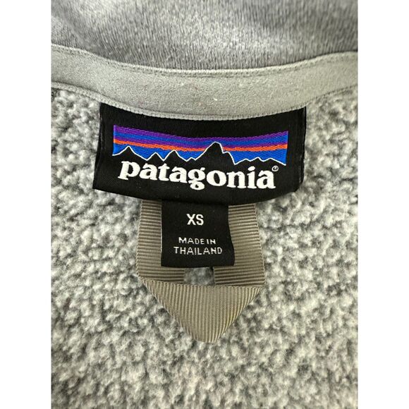 Patagonia Women's 1/4 Zip Better Sweater Pullover Gray Birch White Size XS - Picture 3 of 12